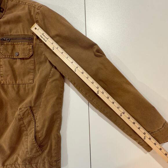G.H. Bass Mens Brown Utility Style Farm Jacket Size Mens Medium (31) - Picture 9 of 9